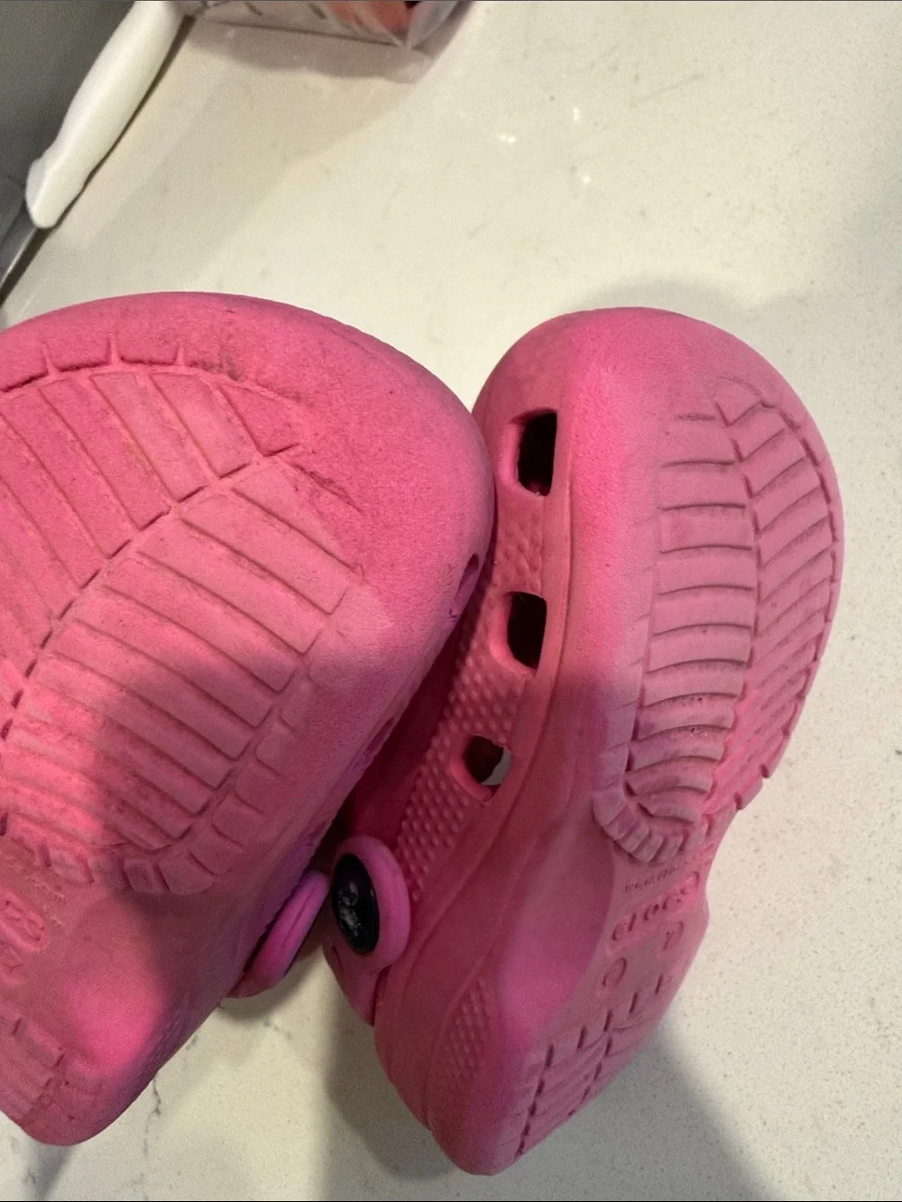 CROCS Kids Pink Classic Clog - toddler Girl Size 7